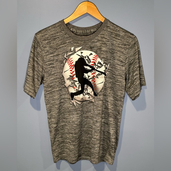 Set Of 4 Athletic Shirts Short Sleeve For Boys Fits 14-16 Years Different Brands - Picture 7 of 12